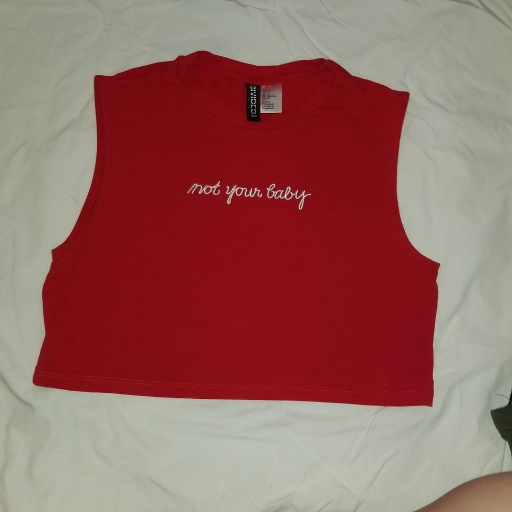 red crop top❤